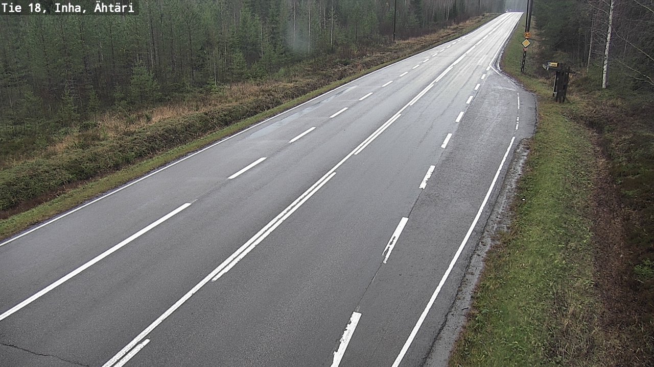 Weather Camera Image Väg 18 Etseri, Inha, Ähtäri, Etelä-Pohjanmaa