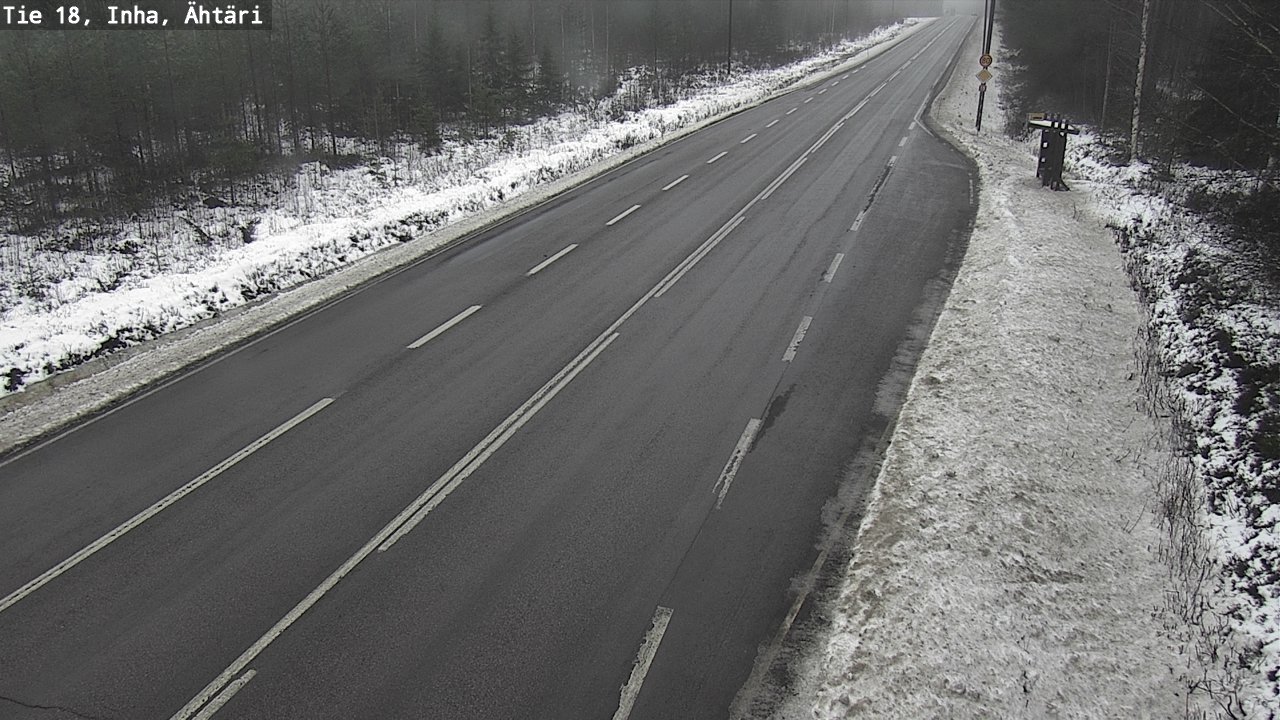 Weather Camera Image Road 18 ÄhtäriInha, Ähtäri, Etelä-Pohjanmaa
