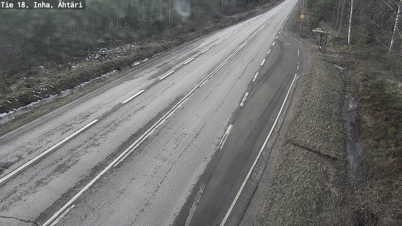 Weather Camera Image Road 18 ÄhtäriInha, Ähtäri, Etelä-Pohjanmaa