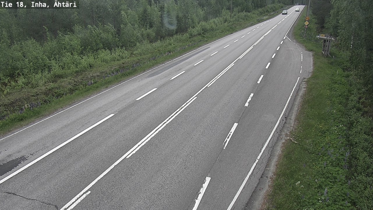 Weather Camera Image Väg 18 Etseri, Inha, Ähtäri, Etelä-Pohjanmaa
