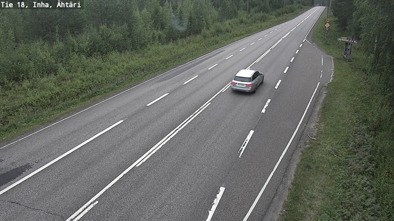 Weather Camera Image Väg 18 Etseri, Inha, Ähtäri, Etelä-Pohjanmaa