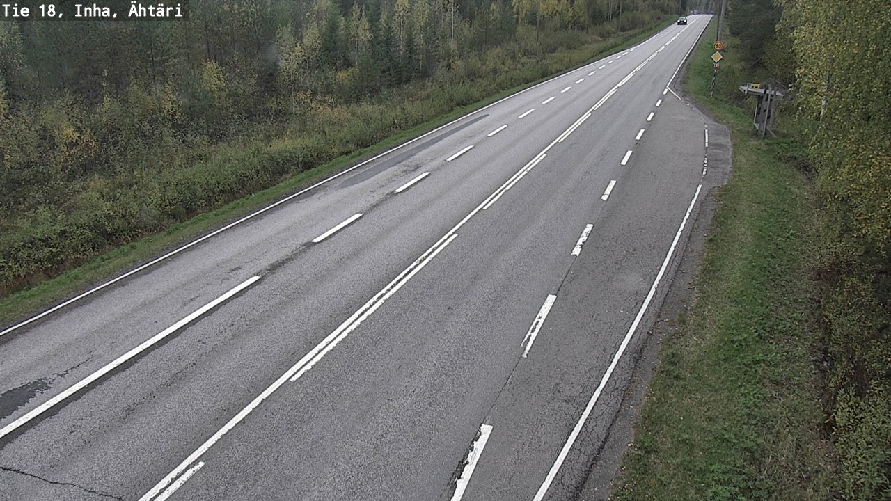 Weather Camera Image Road 18 ÄhtäriInha, Ähtäri, Etelä-Pohjanmaa