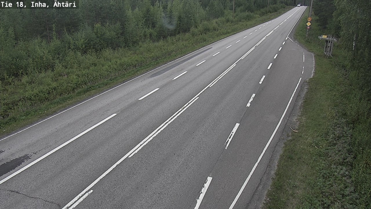 Weather Camera Image Väg 18 Etseri, Inha, Ähtäri, Etelä-Pohjanmaa