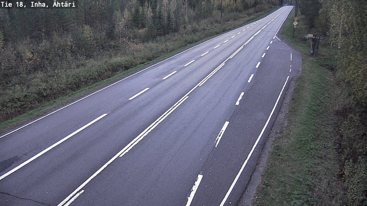 Weather Camera Image Road 18 ÄhtäriInha, Ähtäri, Etelä-Pohjanmaa