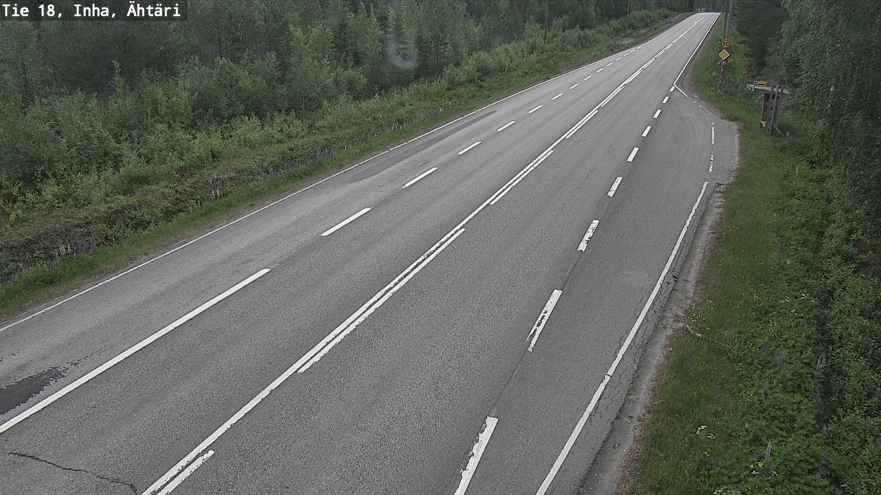 Weather Camera Image Väg 18 Etseri, Inha, Ähtäri, Etelä-Pohjanmaa