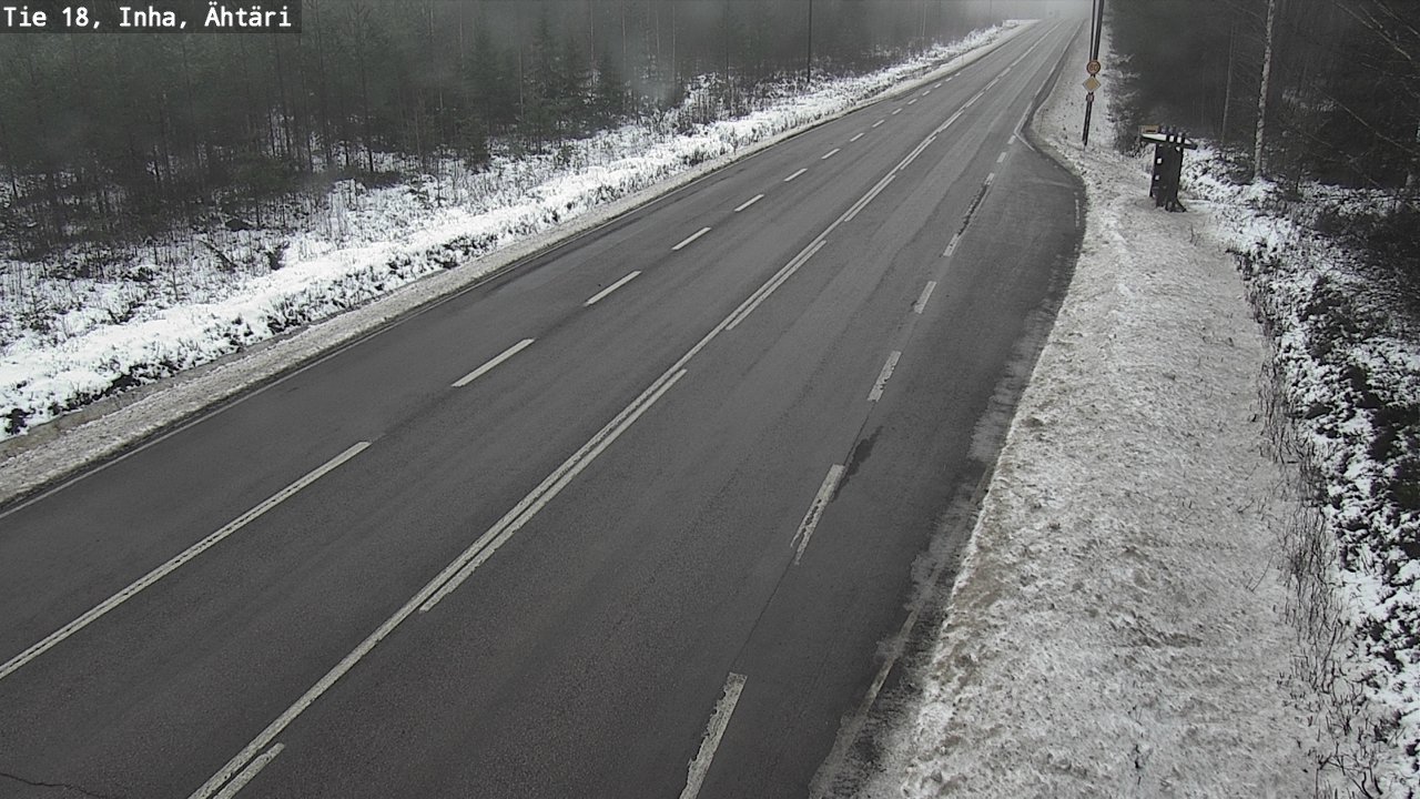 Weather Camera Image Road 18 ÄhtäriInha, Ähtäri, Etelä-Pohjanmaa