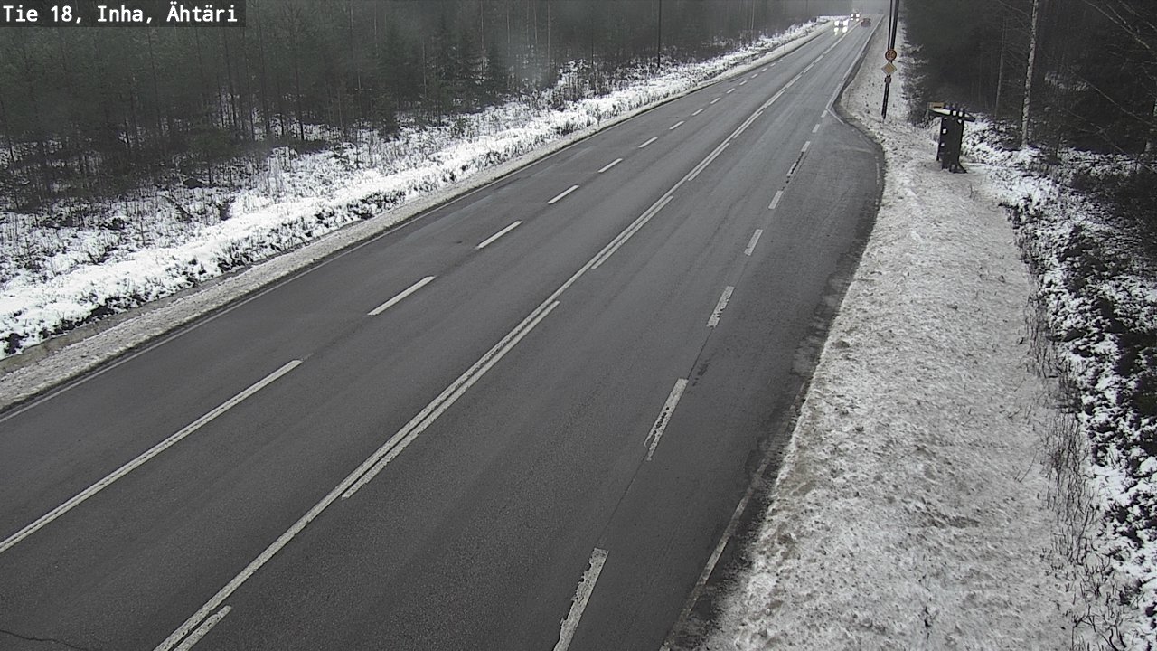 Weather Camera Image Road 18 ÄhtäriInha, Ähtäri, Etelä-Pohjanmaa