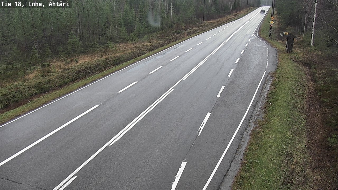 Weather Camera Image Väg 18 Etseri, Inha, Ähtäri, Etelä-Pohjanmaa