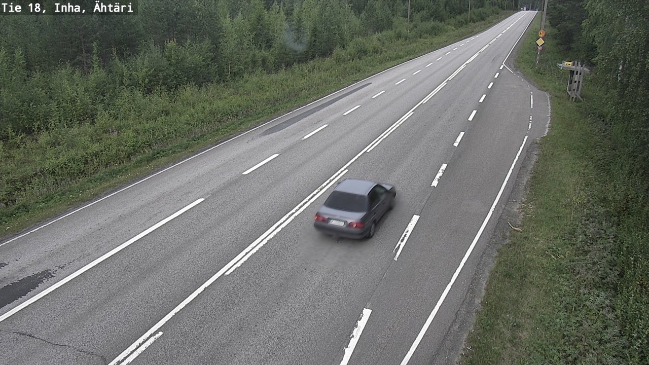 Weather Camera Image Väg 18 Etseri, Inha, Ähtäri, Etelä-Pohjanmaa