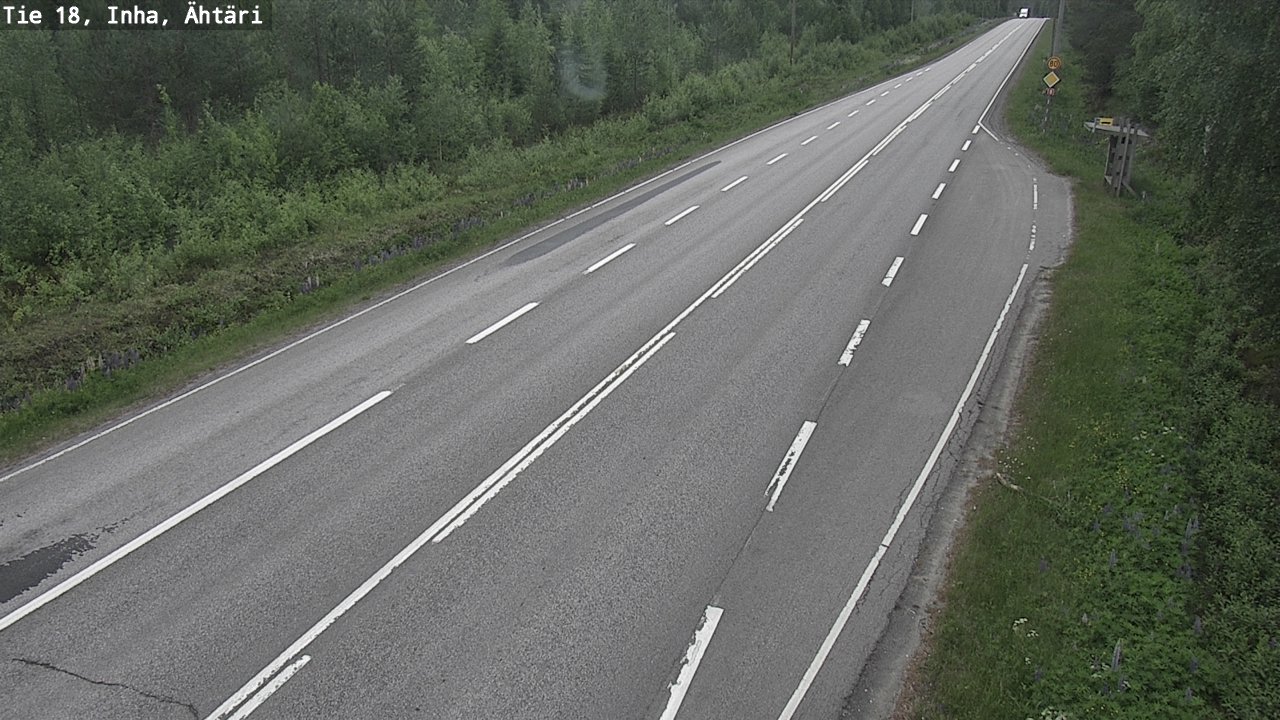 Weather Camera Image Väg 18 Etseri, Inha, Ähtäri, Etelä-Pohjanmaa