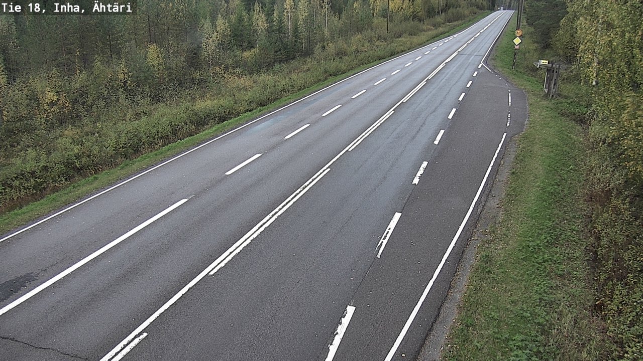 Weather Camera Image Road 18 ÄhtäriInha, Ähtäri, Etelä-Pohjanmaa