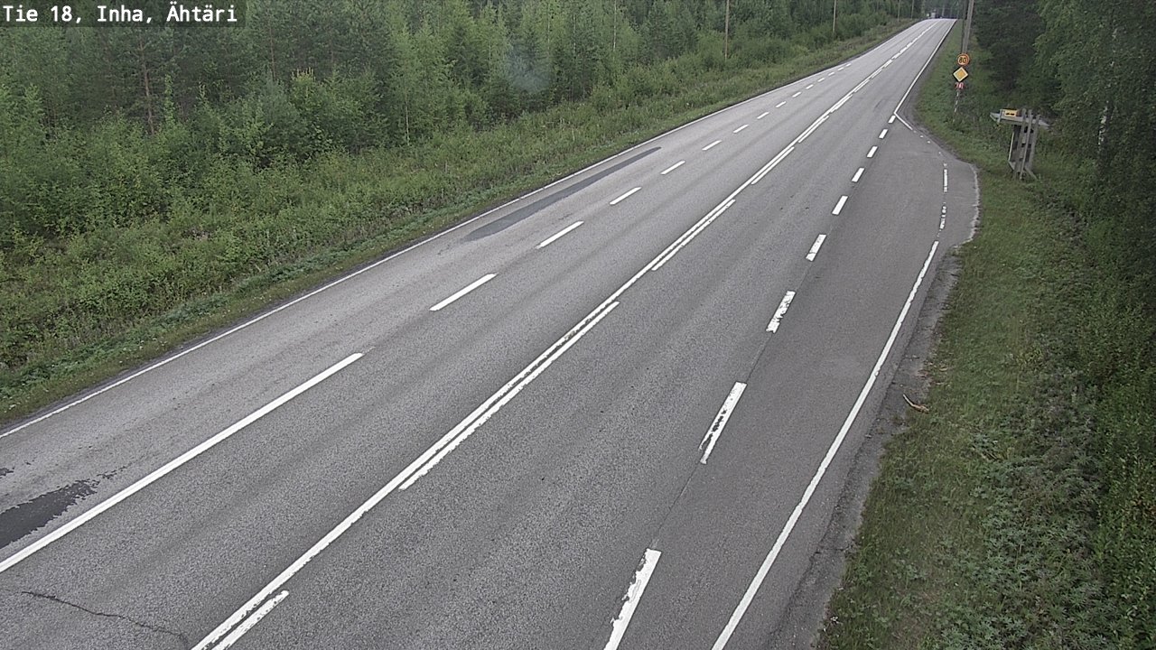 Weather Camera Image Väg 18 Etseri, Inha, Ähtäri, Etelä-Pohjanmaa