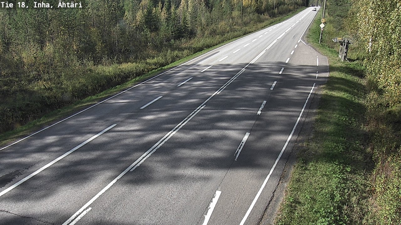 Weather Camera Image Väg 18 Etseri, Inha, Ähtäri, Etelä-Pohjanmaa