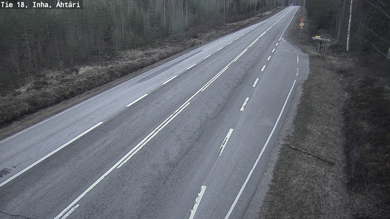 Weather Camera Image Road 18 ÄhtäriInha, Ähtäri, Etelä-Pohjanmaa
