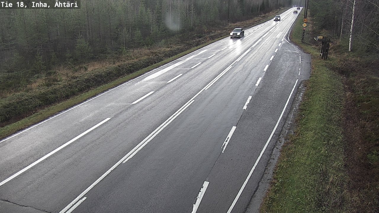 Weather Camera Image Väg 18 Etseri, Inha, Ähtäri, Etelä-Pohjanmaa