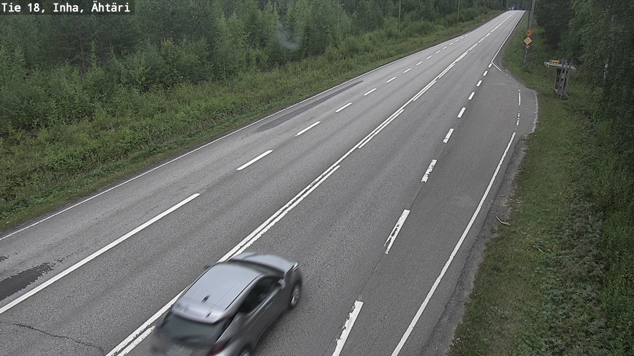 Weather Camera Image Väg 18 Etseri, Inha, Ähtäri, Etelä-Pohjanmaa