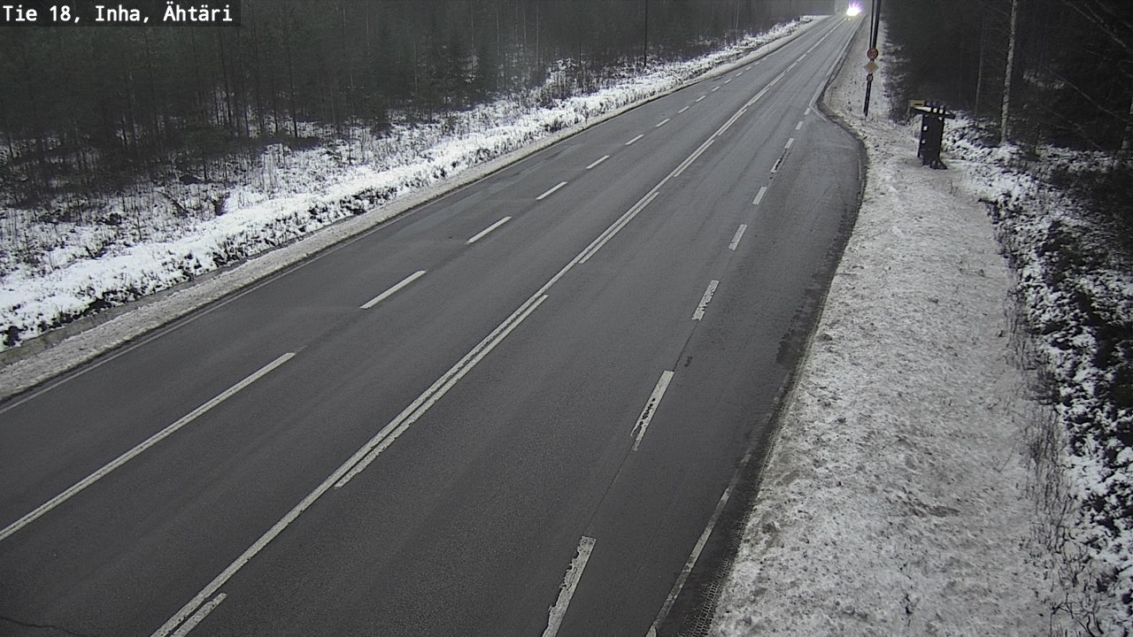 Weather Camera Image Road 18 ÄhtäriInha, Ähtäri, Etelä-Pohjanmaa