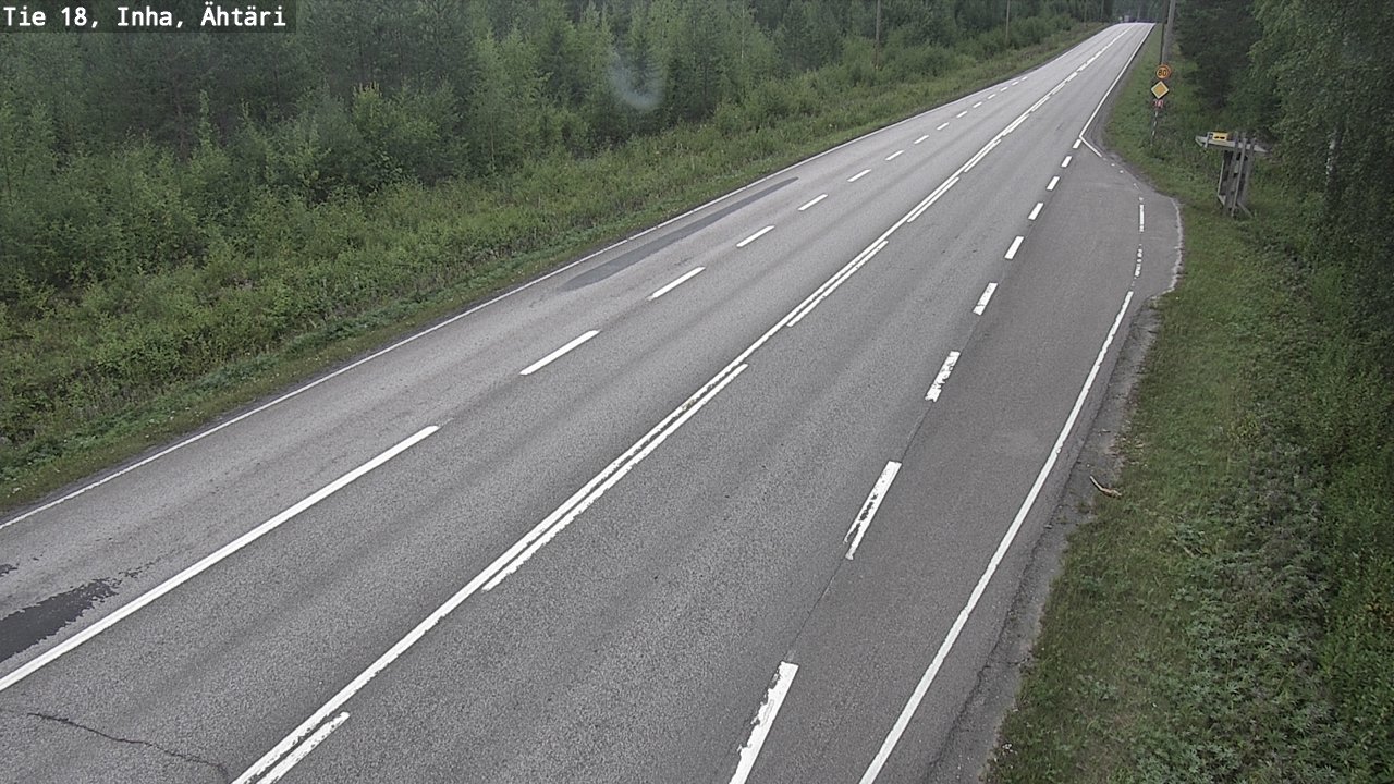 Weather Camera Image Väg 18 Etseri, Inha, Ähtäri, Etelä-Pohjanmaa