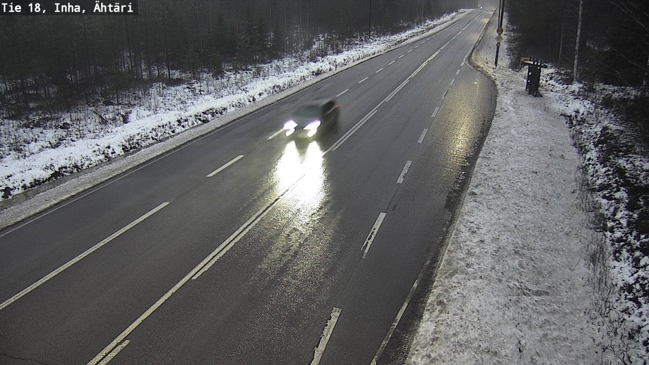 Weather Camera Image Road 18 ÄhtäriInha, Ähtäri, Etelä-Pohjanmaa