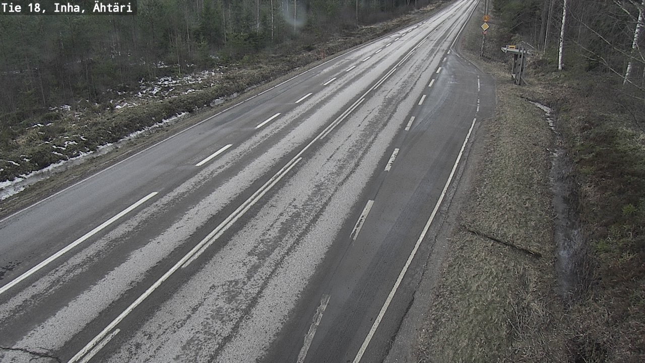 Weather Camera Image Road 18 ÄhtäriInha, Ähtäri, Etelä-Pohjanmaa