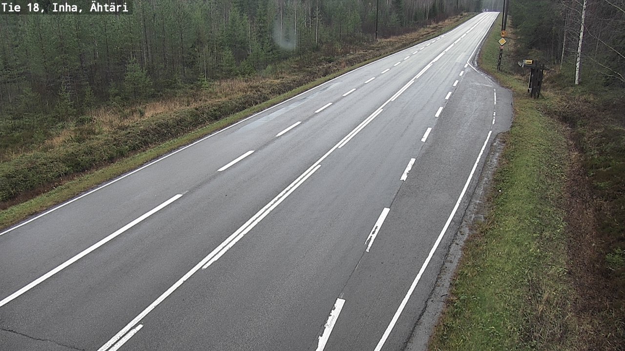 Weather Camera Image Väg 18 Etseri, Inha, Ähtäri, Etelä-Pohjanmaa