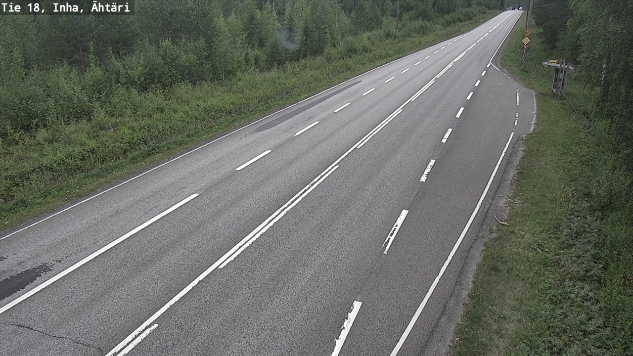 Weather Camera Image Väg 18 Etseri, Inha, Ähtäri, Etelä-Pohjanmaa