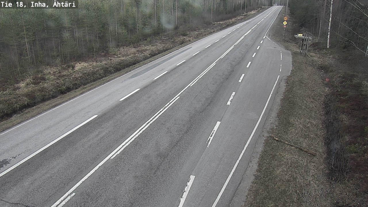 Weather Camera Image Road 18 ÄhtäriInha, Ähtäri, Etelä-Pohjanmaa