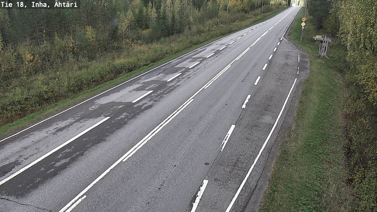 Weather Camera Image Road 18 ÄhtäriInha, Ähtäri, Etelä-Pohjanmaa