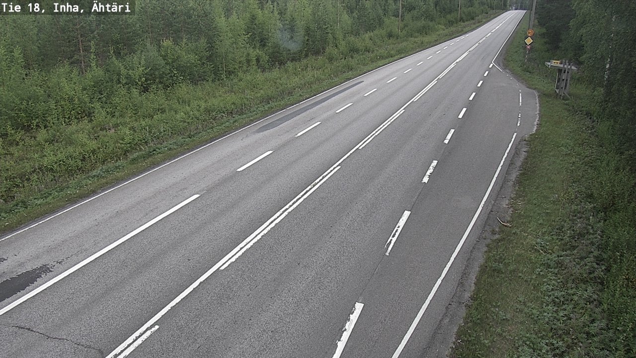 Weather Camera Image Väg 18 Etseri, Inha, Ähtäri, Etelä-Pohjanmaa
