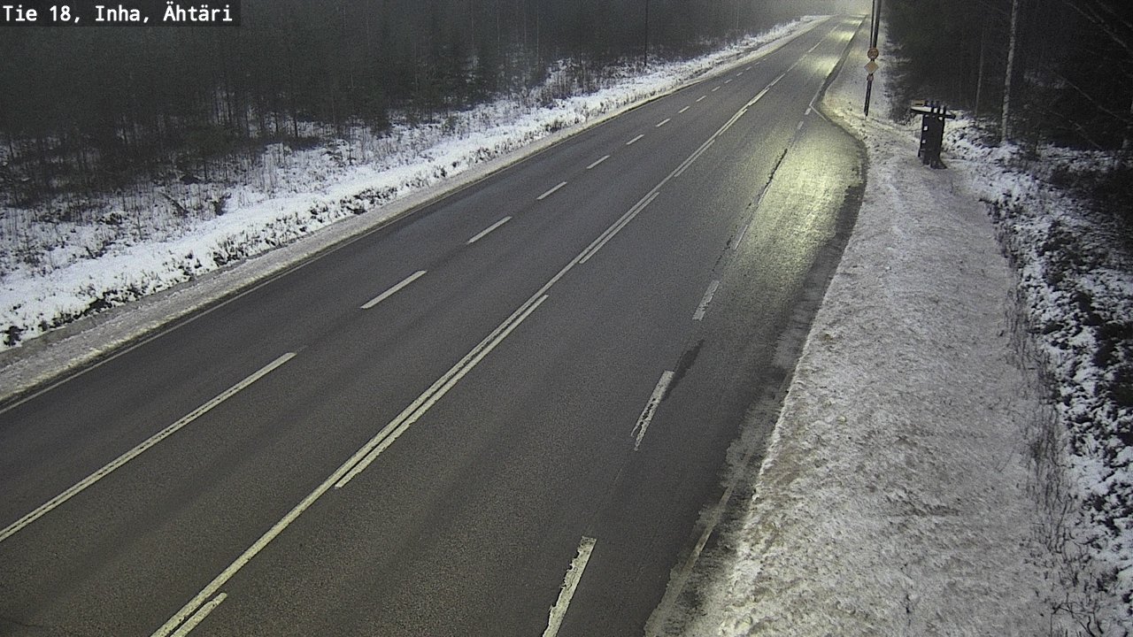 Weather Camera Image Road 18 ÄhtäriInha, Ähtäri, Etelä-Pohjanmaa