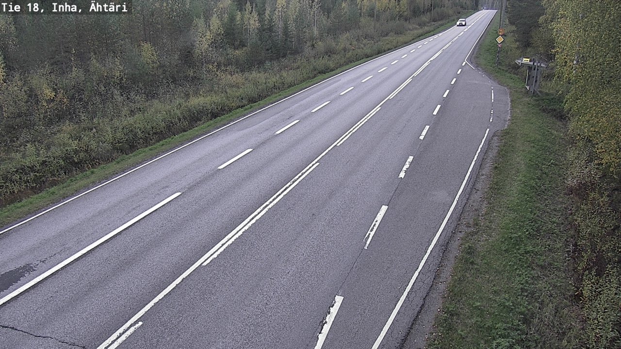 Weather Camera Image Road 18 ÄhtäriInha, Ähtäri, Etelä-Pohjanmaa