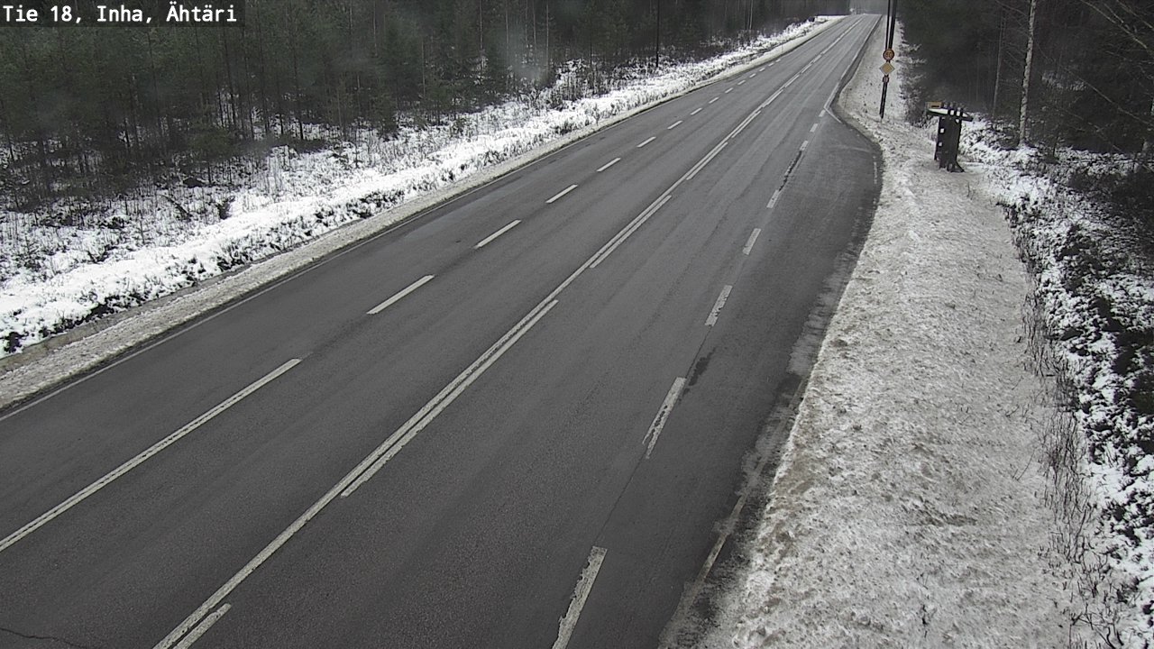 Weather Camera Image Road 18 ÄhtäriInha, Ähtäri, Etelä-Pohjanmaa