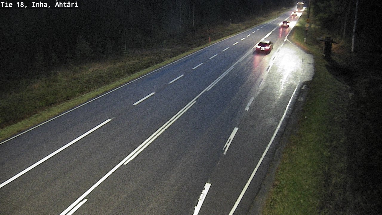 Weather Camera Image Väg 18 Etseri, Inha, Ähtäri, Etelä-Pohjanmaa