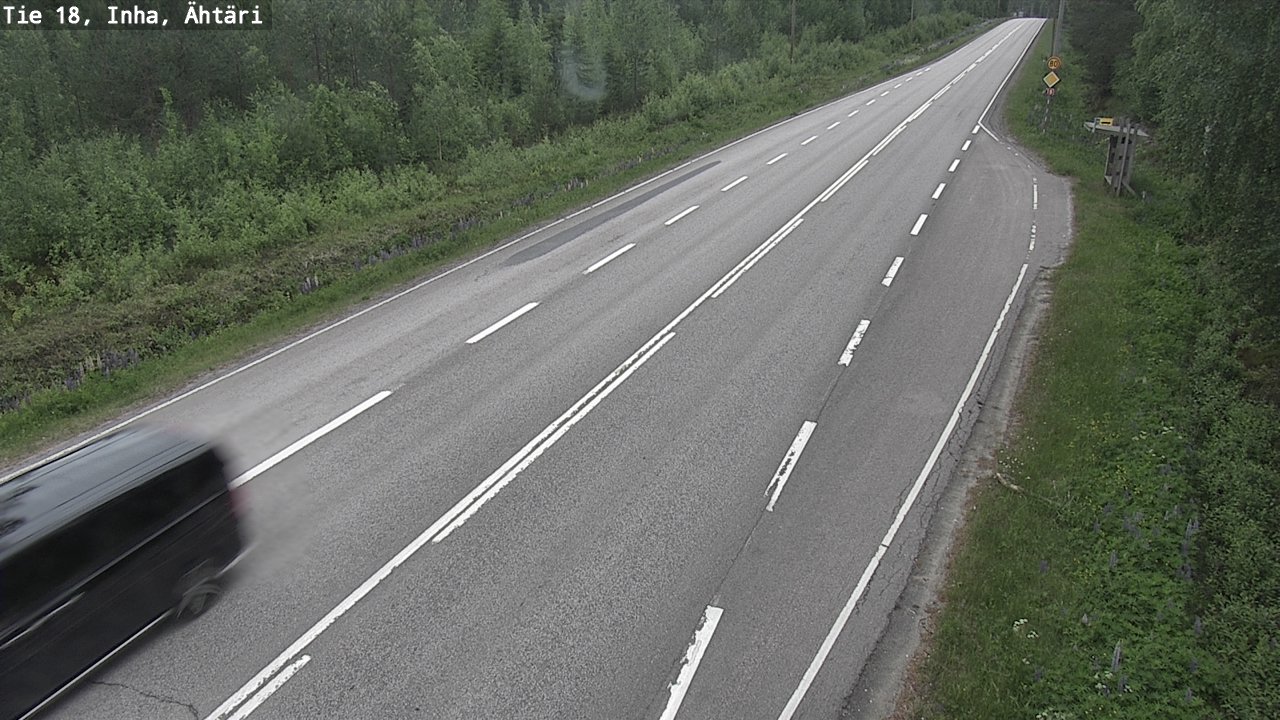 Weather Camera Image Väg 18 Etseri, Inha, Ähtäri, Etelä-Pohjanmaa