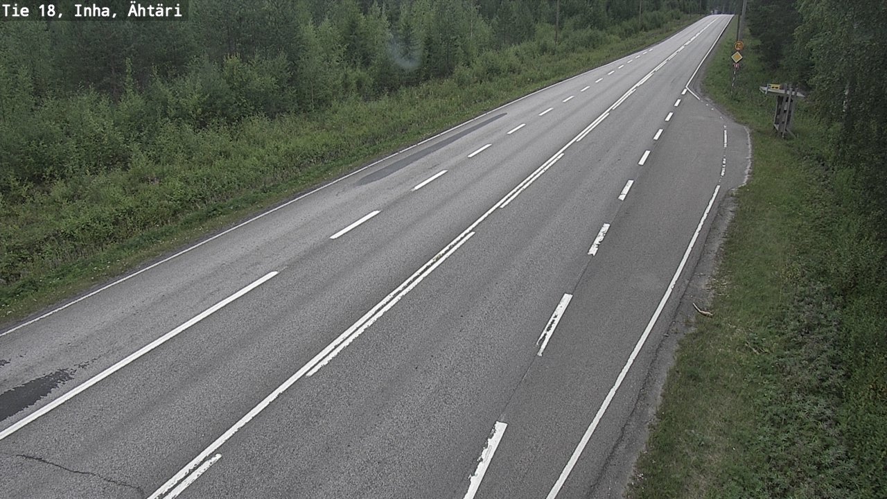 Weather Camera Image Väg 18 Etseri, Inha, Ähtäri, Etelä-Pohjanmaa