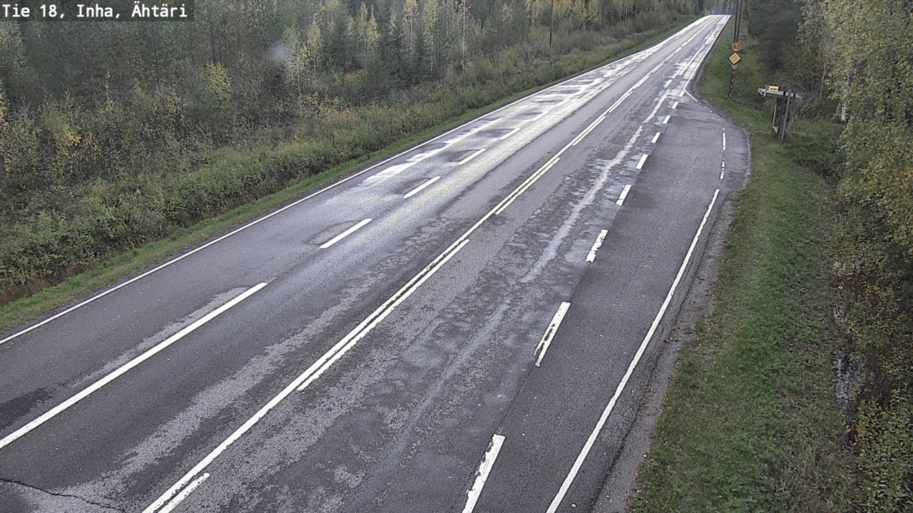 Weather Camera Image Road 18 ÄhtäriInha, Ähtäri, Etelä-Pohjanmaa