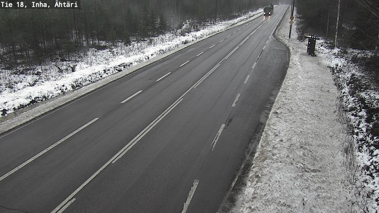 Weather Camera Image Road 18 ÄhtäriInha, Ähtäri, Etelä-Pohjanmaa