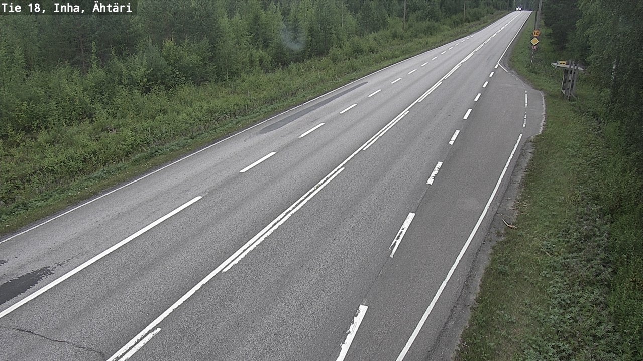 Weather Camera Image Väg 18 Etseri, Inha, Ähtäri, Etelä-Pohjanmaa