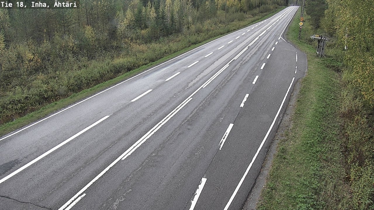 Weather Camera Image Road 18 ÄhtäriInha, Ähtäri, Etelä-Pohjanmaa