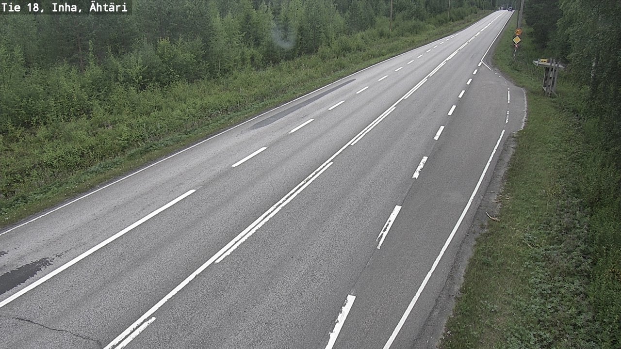 Weather Camera Image Väg 18 Etseri, Inha, Ähtäri, Etelä-Pohjanmaa