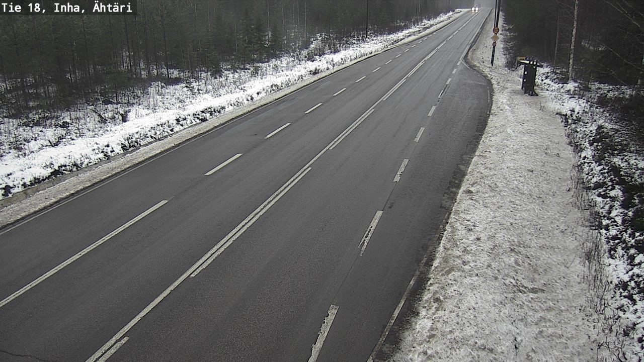 Weather Camera Image Road 18 ÄhtäriInha, Ähtäri, Etelä-Pohjanmaa