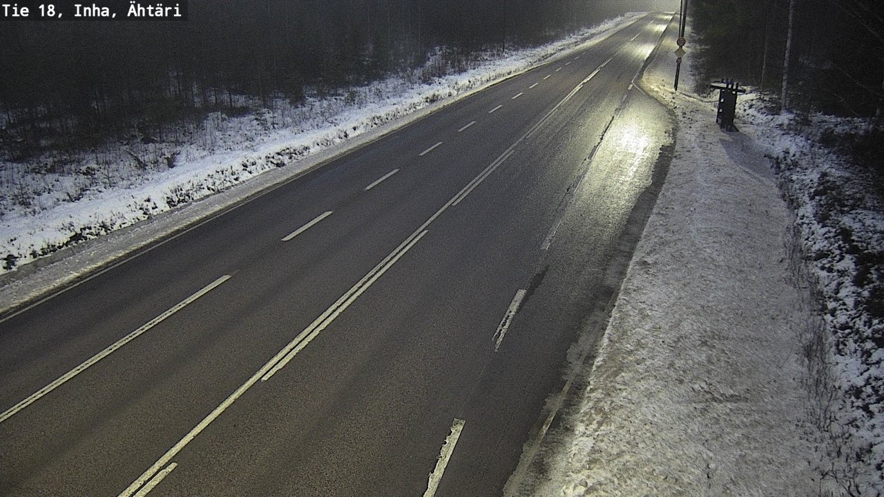 Weather Camera Image Road 18 ÄhtäriInha, Ähtäri, Etelä-Pohjanmaa