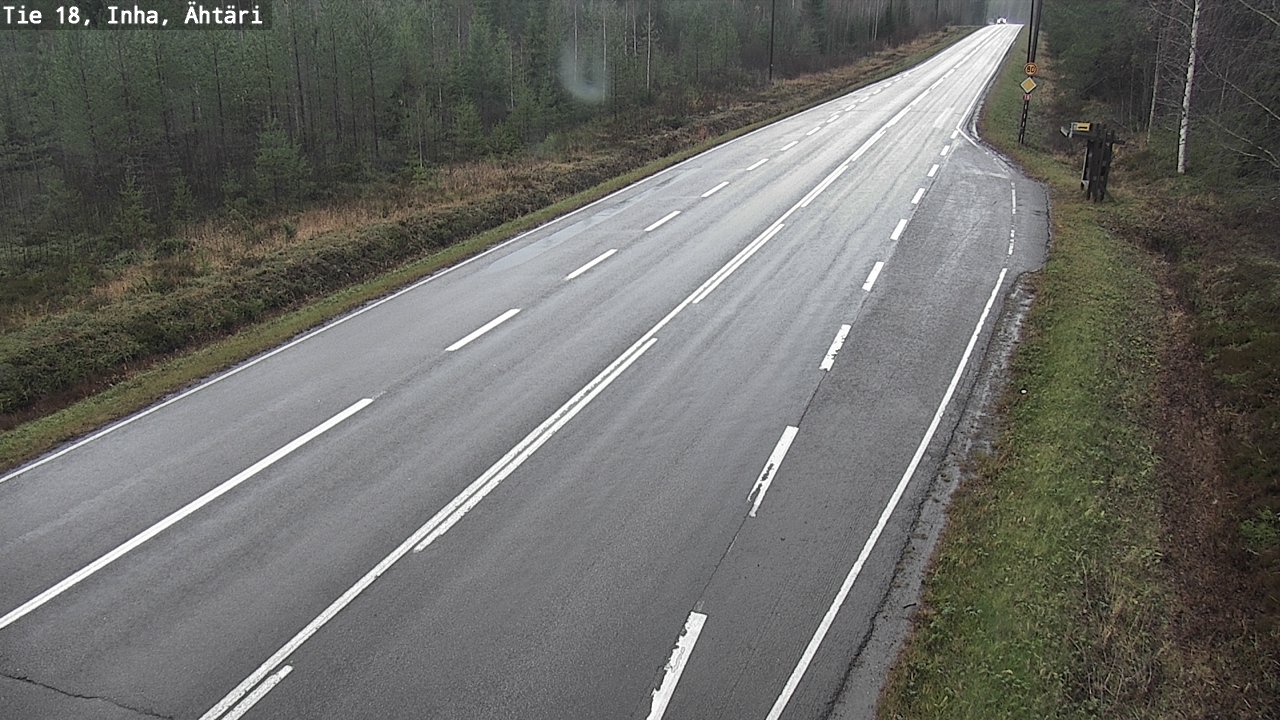 Weather Camera Image Väg 18 Etseri, Inha, Ähtäri, Etelä-Pohjanmaa