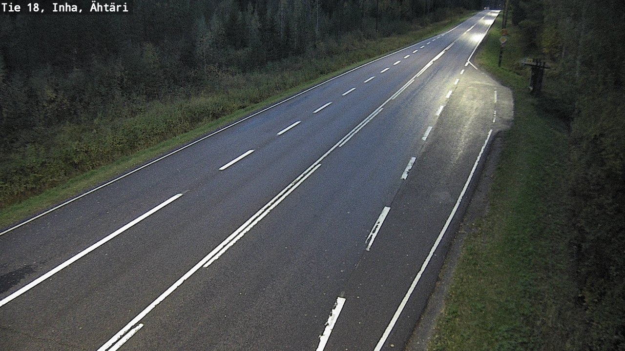Weather Camera Image Road 18 ÄhtäriInha, Ähtäri, Etelä-Pohjanmaa