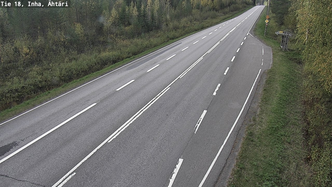 Weather Camera Image Väg 18 Etseri, Inha, Ähtäri, Etelä-Pohjanmaa