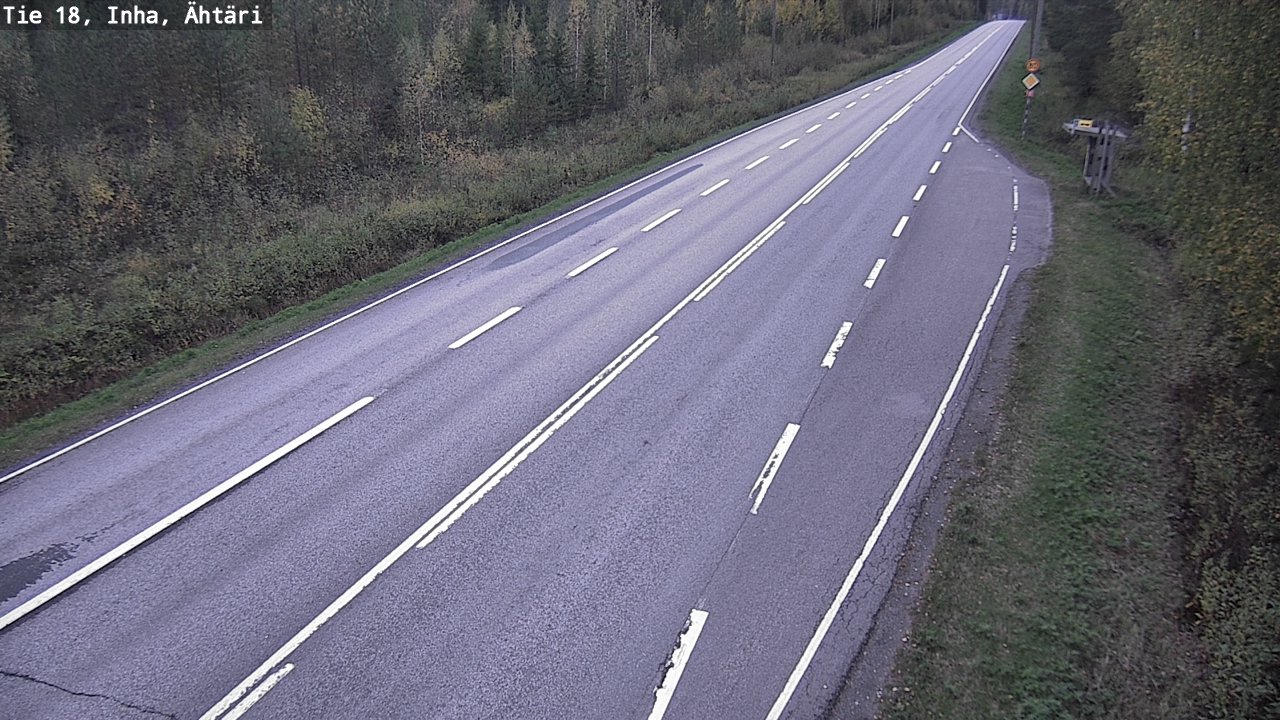 Weather Camera Image Road 18 ÄhtäriInha, Ähtäri, Etelä-Pohjanmaa