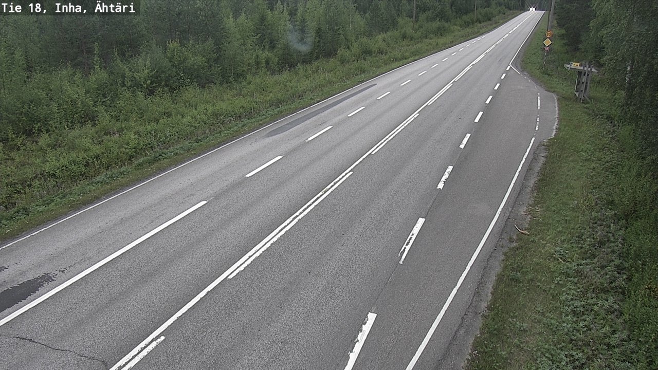 Weather Camera Image Väg 18 Etseri, Inha, Ähtäri, Etelä-Pohjanmaa