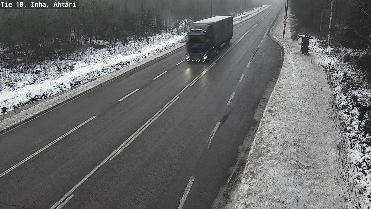 Weather Camera Image Road 18 ÄhtäriInha, Ähtäri, Etelä-Pohjanmaa
