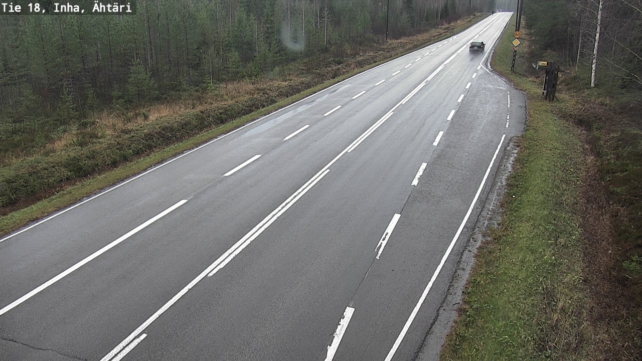 Weather Camera Image Road 18 ÄhtäriInha, Ähtäri, Etelä-Pohjanmaa