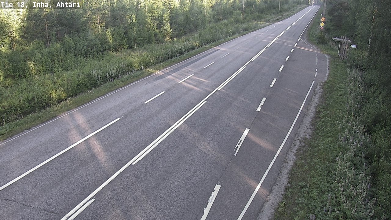 Weather Camera Image Road 18 ÄhtäriInha, Ähtäri, Etelä-Pohjanmaa